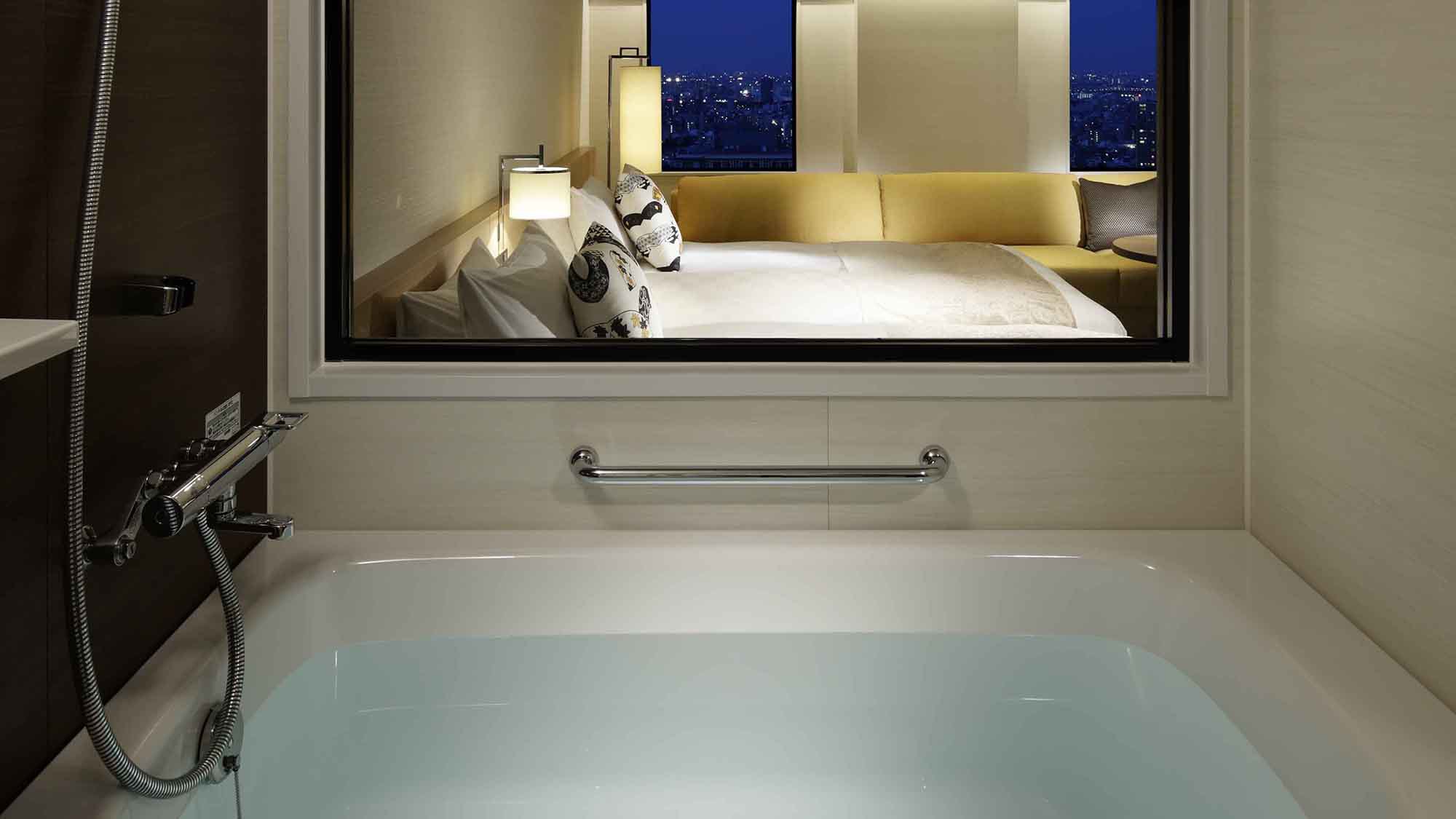 【パノラマフロア ツインルームA】ビューバス