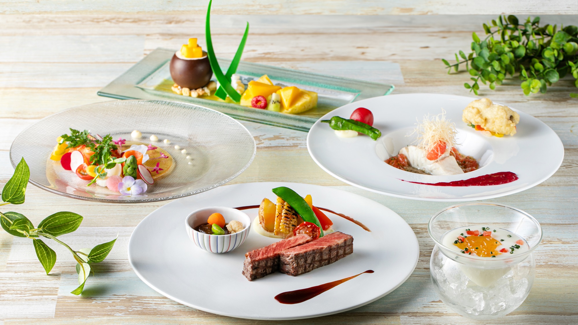 chef's palette 2025年夏コースメニュー