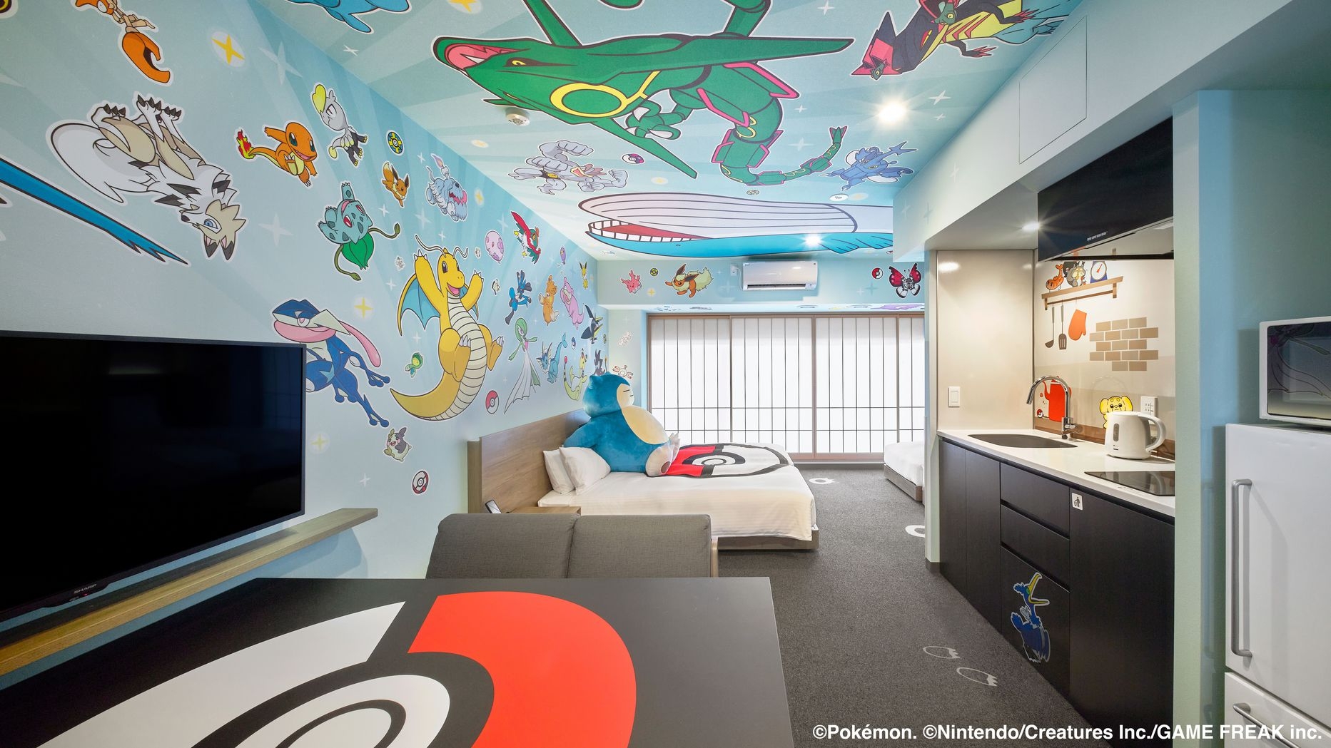 【ポケモンルーム】100匹のポケモンとお部屋に泊まろう！オリジナルノベルティつき！