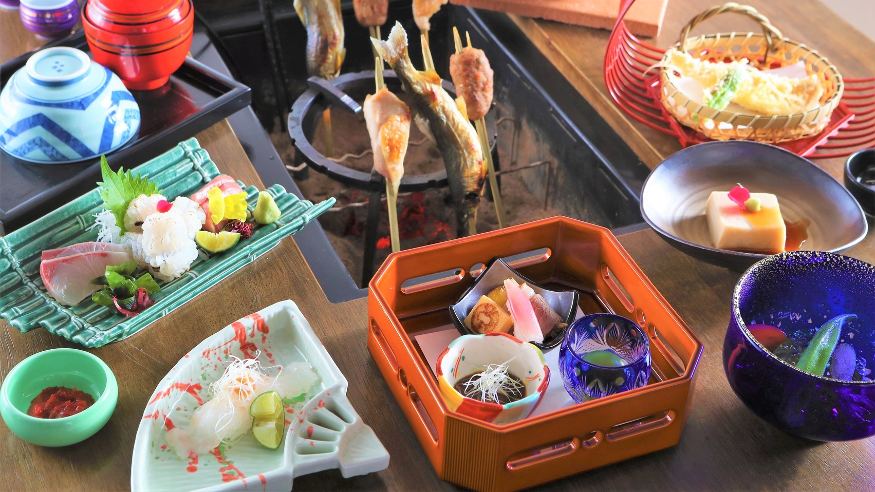 【直前割｜スタンダード】＜快眠セラピー付／1泊2食＞旬彩の味覚を心から『季節の囲炉裏会席プラン』