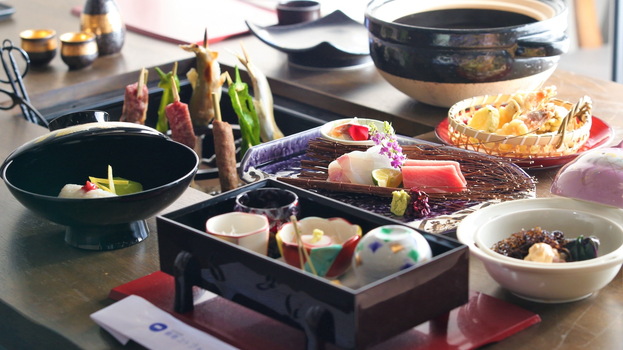 【季節の囲炉裏会席プラン】春の会席料理イメージ