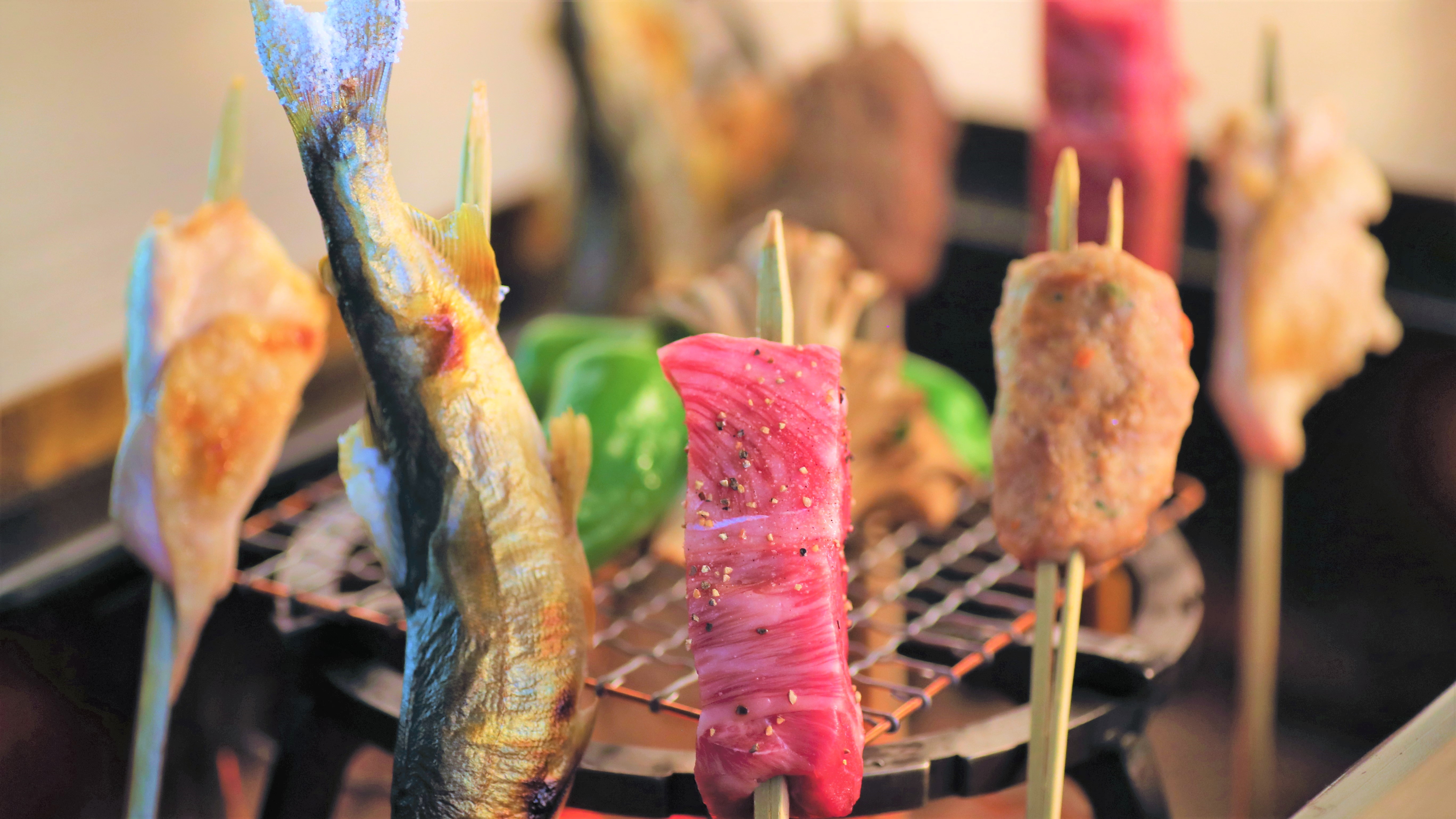 囲炉裏満喫プラン料理イメージ