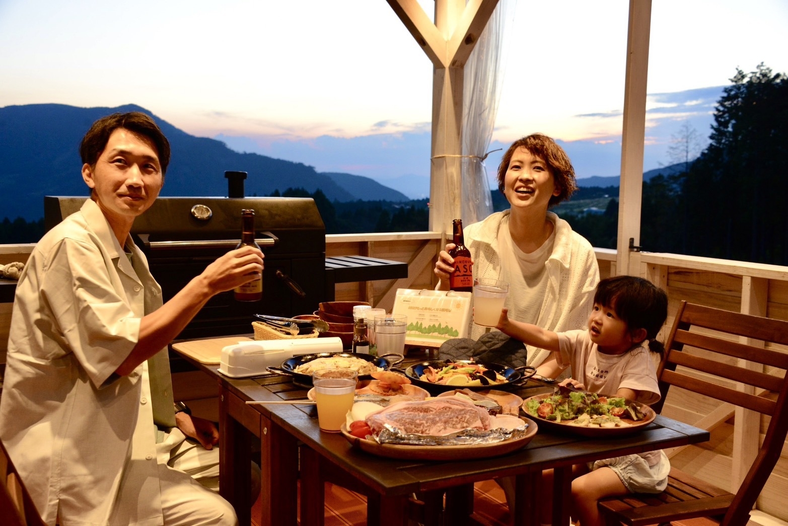 【★選べるお部屋・ファミリーグランピング★】嬉しい特典＆無添加お子様BBQプレート