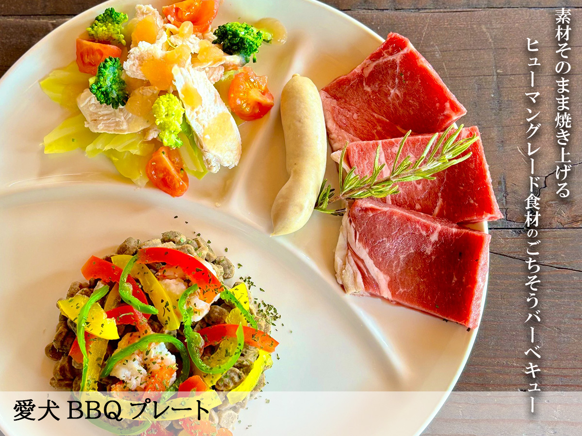 愛犬BBQプレート