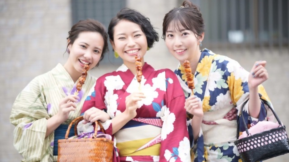  【いつ和コラボ／11:00開始】＜朝食付＞選べる新品浴衣３点＆着付け付！思い出を纏って馬籠散策へ