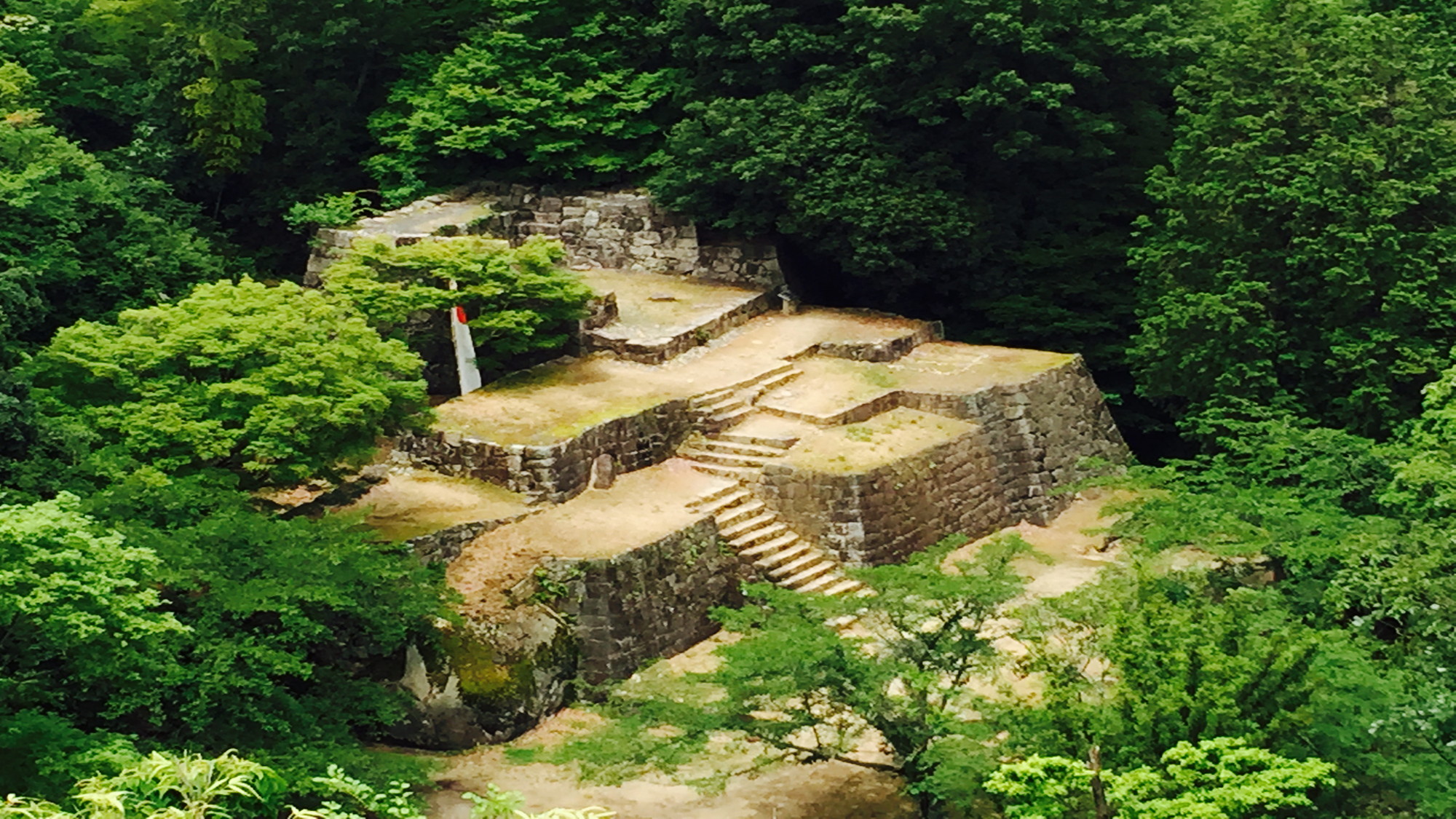 苗木城跡＜夏＞■当館から車で13分