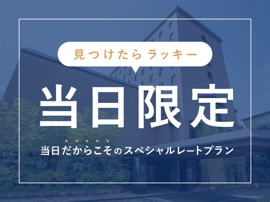 【当日限定】＜素泊まり＞見つけたらラッキー☆当日限定のスペシャルレートプラン【シーリー製ベッド完備】