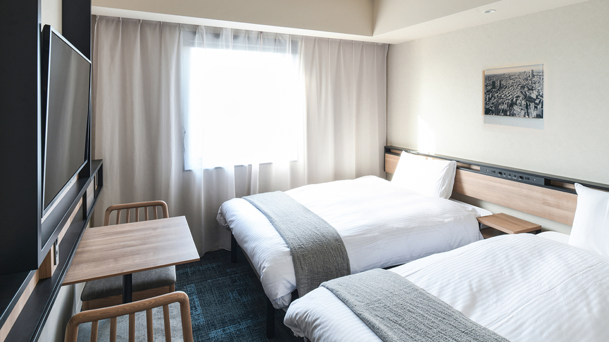 【スタンダードツイン】客室広さ：16.8㎡