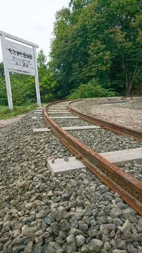 線路敷設風景　カーブ　完成　！！