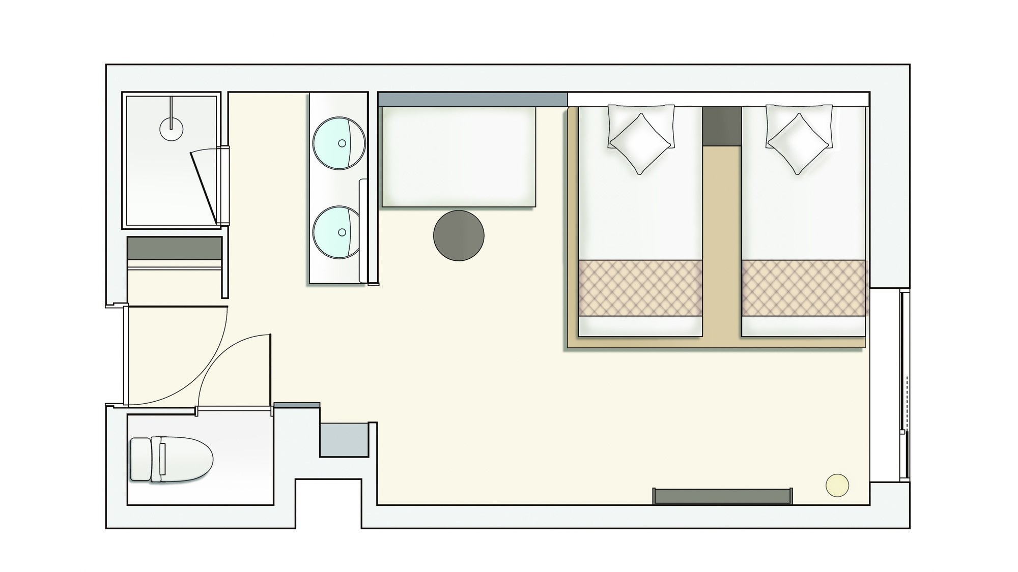 【間取り図】篝―KAGARI―　スーペリアツイン