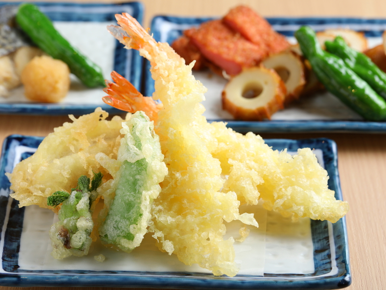 ■季節のおいしい揚げたて天ぷら