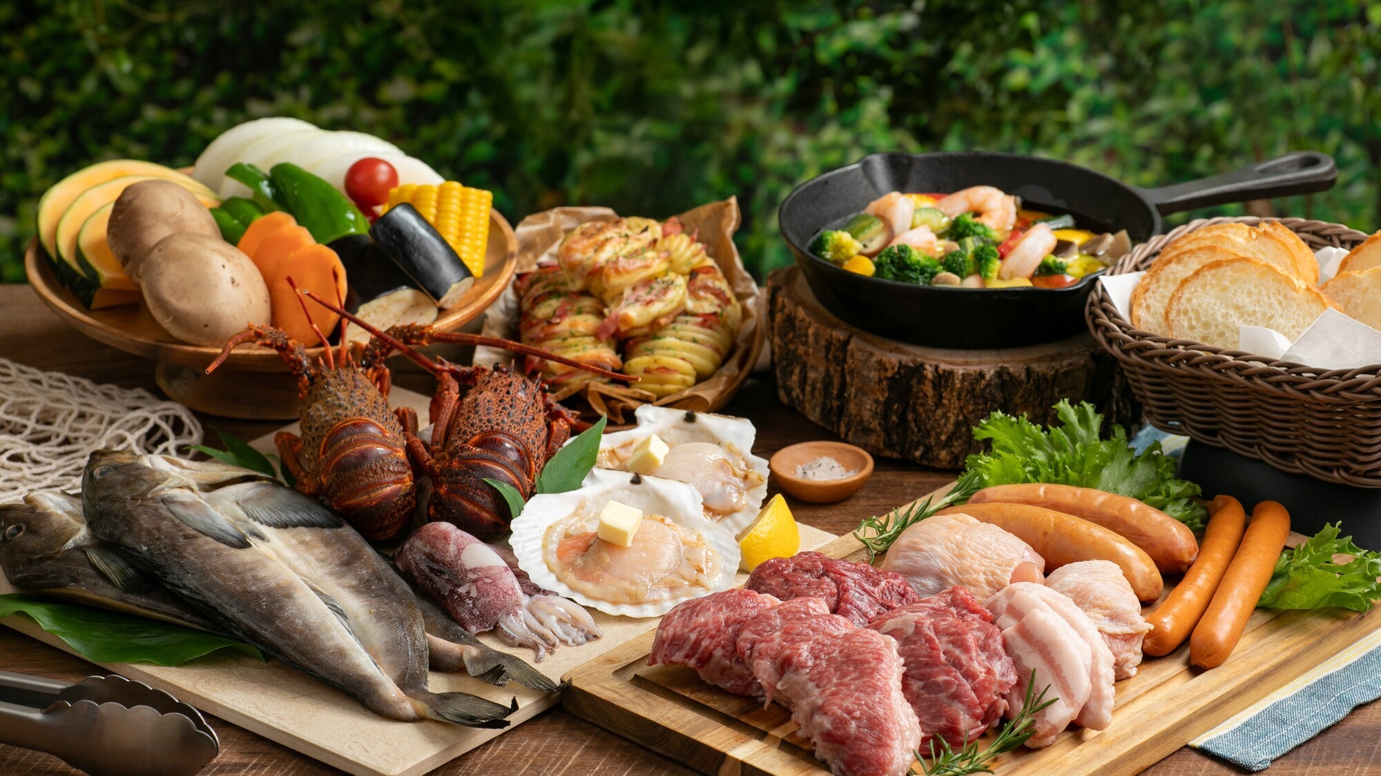 プレミアムコースBBQイメージ