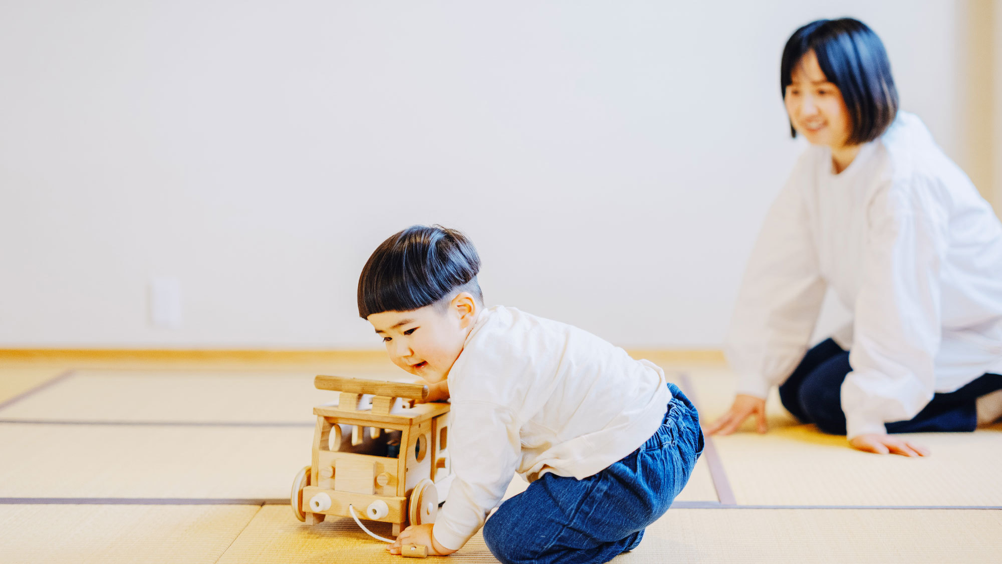 【和室】畳スペースは10畳分と広々♪お子様も伸び伸びと遊んでいただけます！