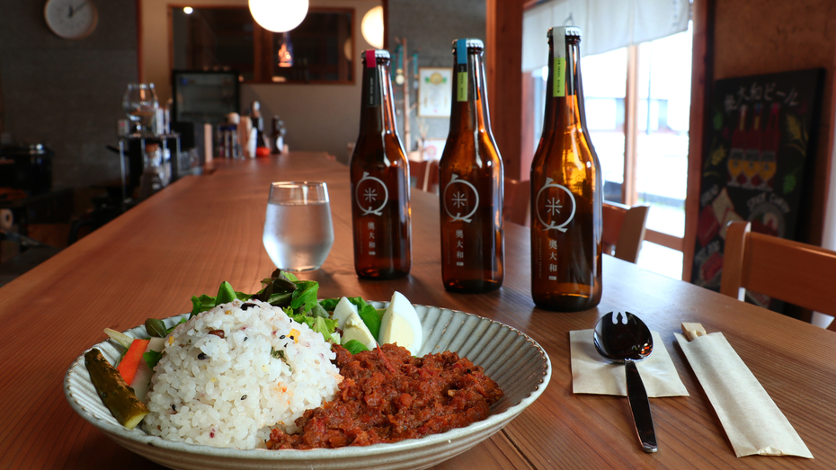 【食でめぐる奈良】ビールとの相性抜群！鹿肉をミンチしたキーマカレーでジビエを堪能【1泊2食付】