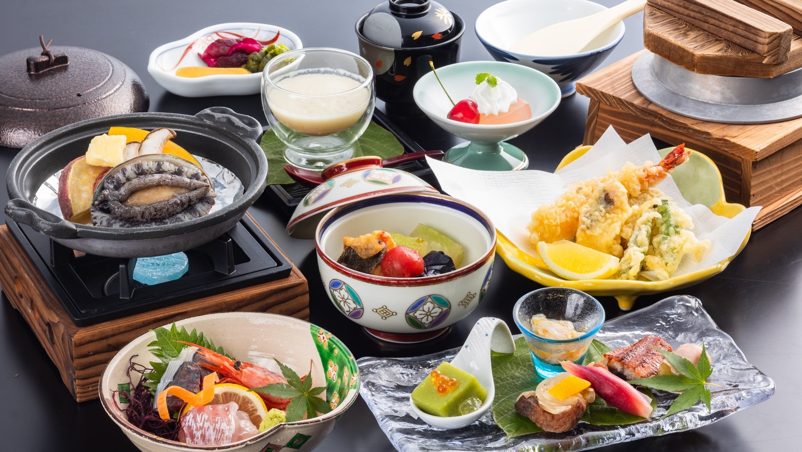 【個室食】お得に！夏の海鮮コース※花ゆうみ温泉チケット付き（大人のみ）