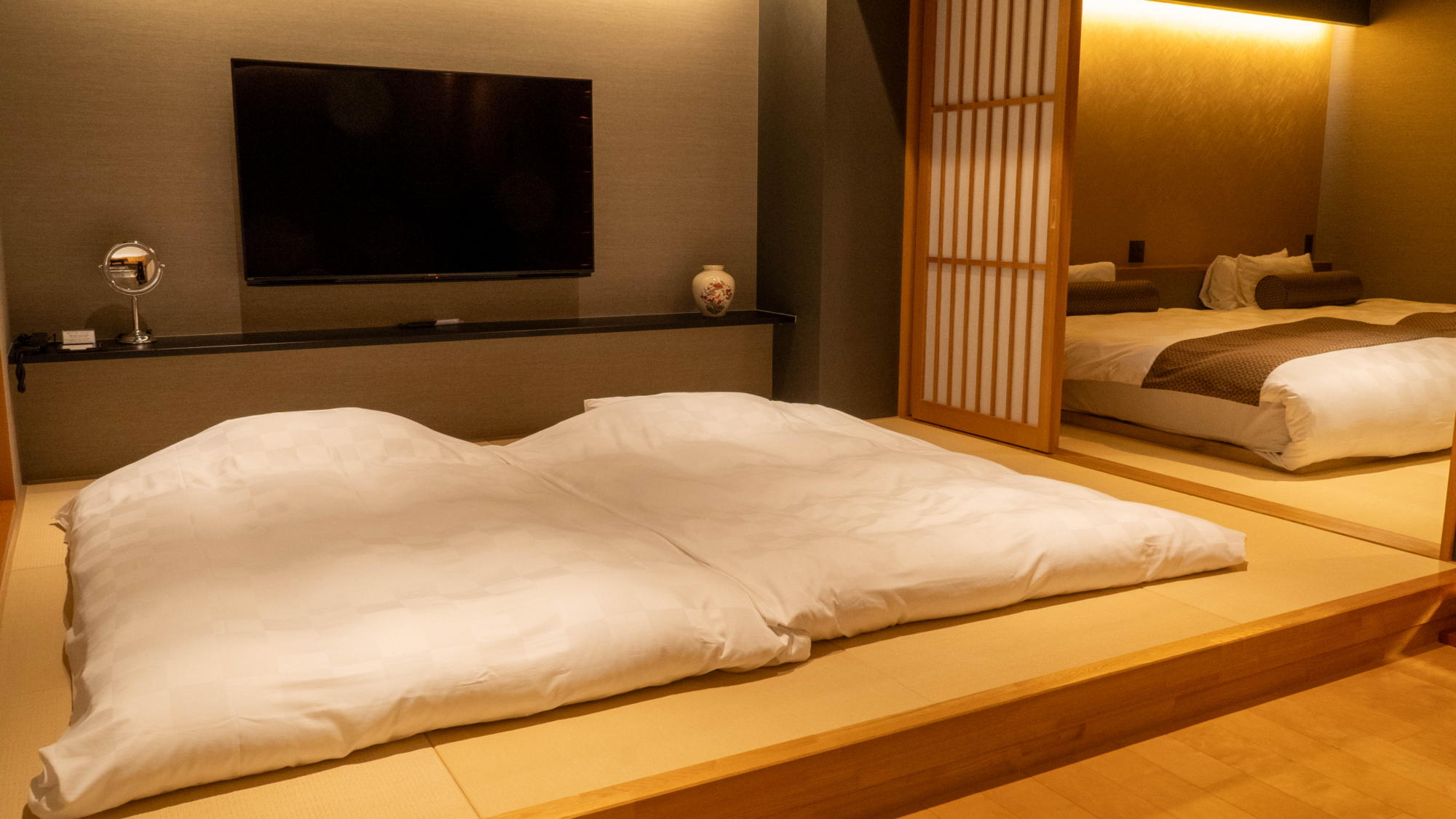 【デラックスファミリー】3名様以上のご宿泊でお布団をご用意いたします。