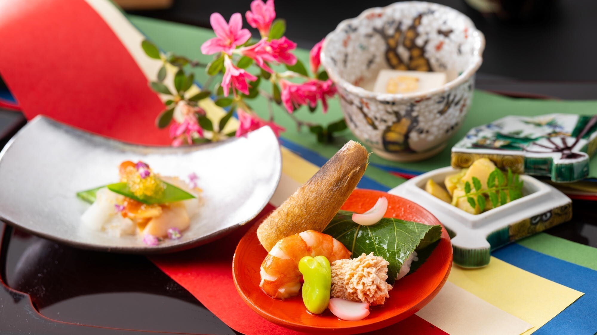 【旬彩会席】千葉が誇る食材の魅力を、一皿一皿に込めてお届けいたします。　※一例