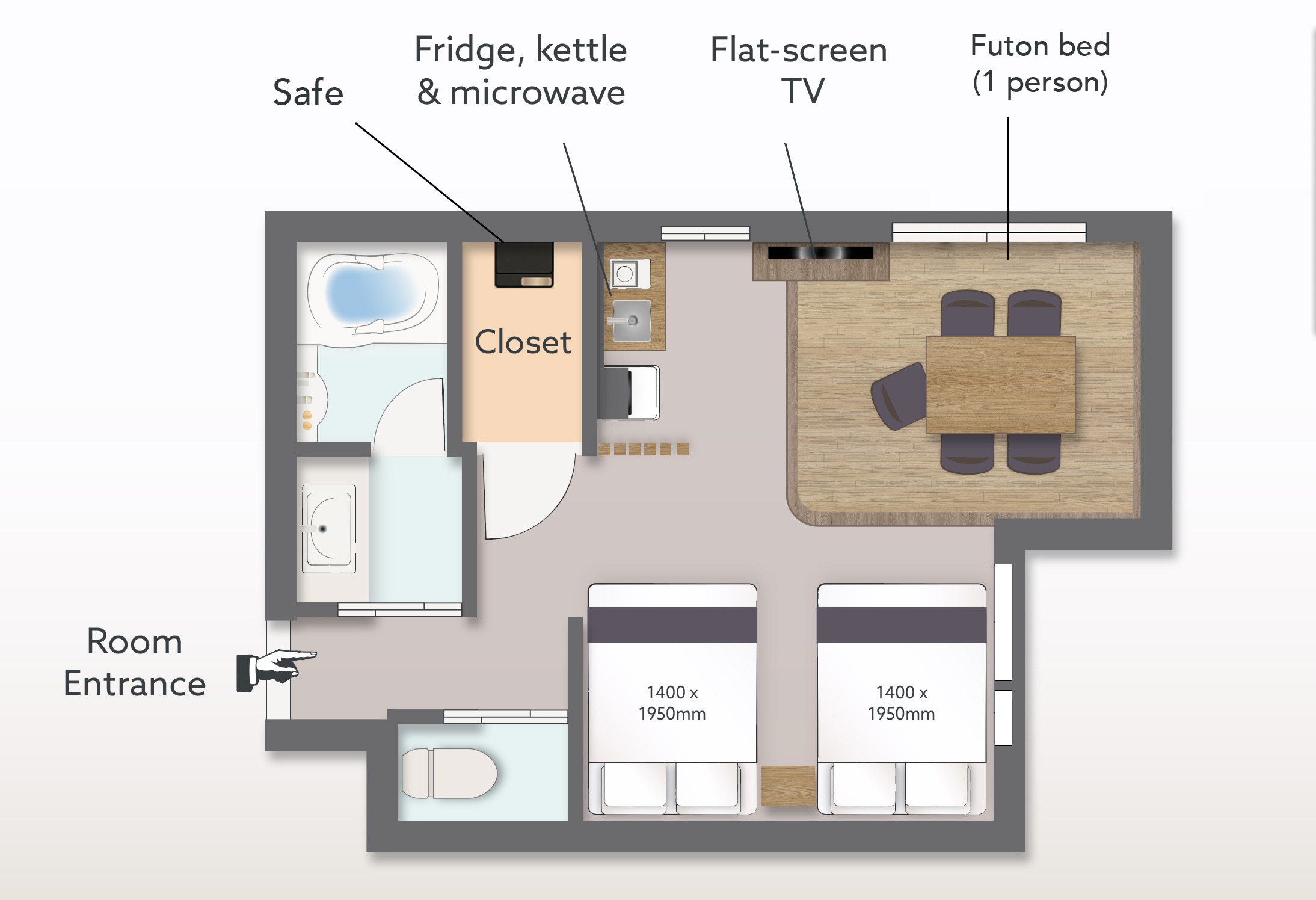 (34平米) 畳コーナースイート (禁煙) (1〜5名様）
