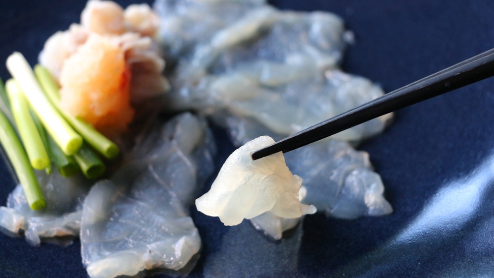 《1泊2食》冬季限定今しか食べれない若狭鮮魚のディナー×ふぐ料理