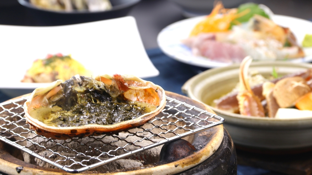 《1泊2食》冬季限定！今しか食べれない若狭鮮魚のディナー×カニ料理
