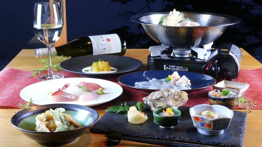 《1泊2食》冬季限定今しか食べれない若狭鮮魚のディナー×ふぐ料理