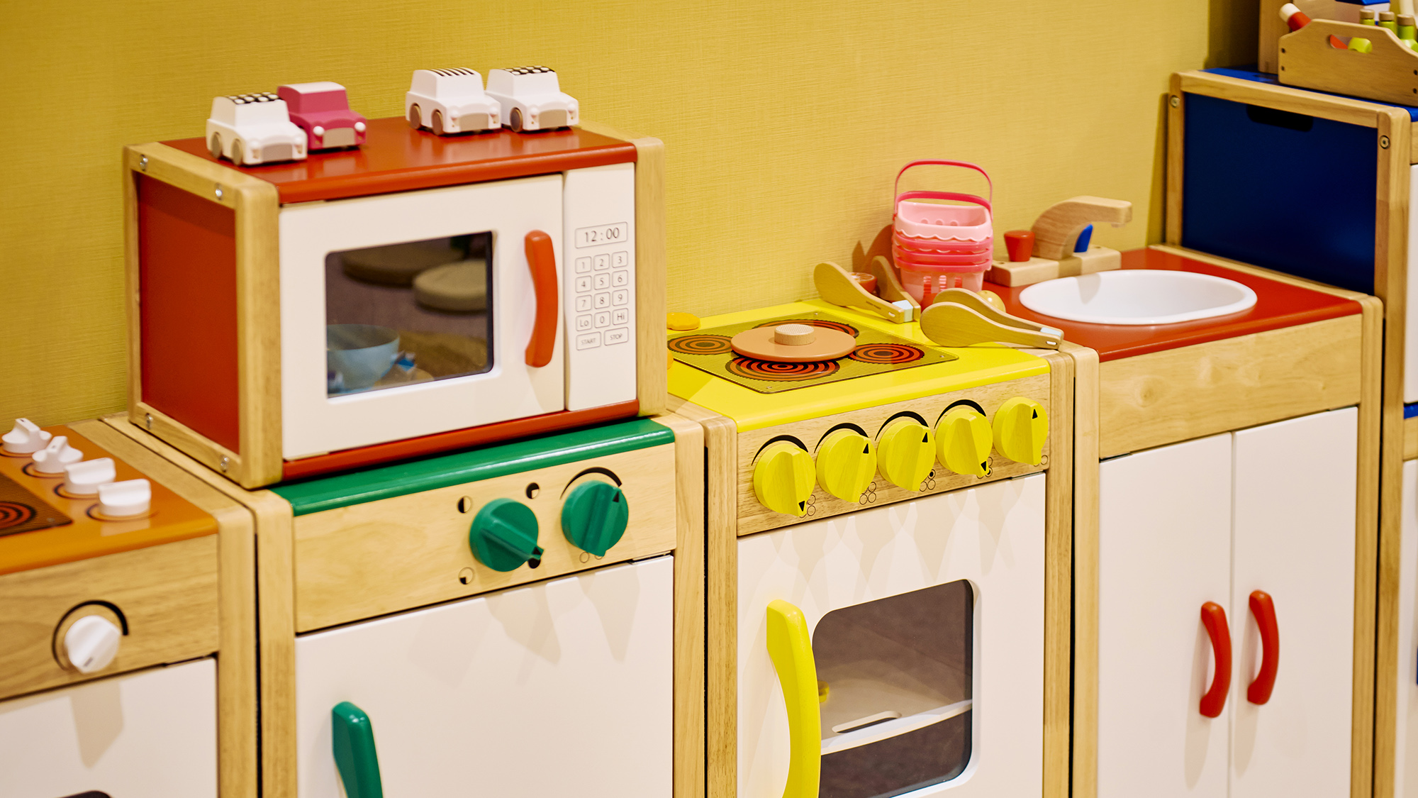 【スパエリア-るり湯-】［おままごとハウス］ 本格的で可愛いキッチンがずらり♪