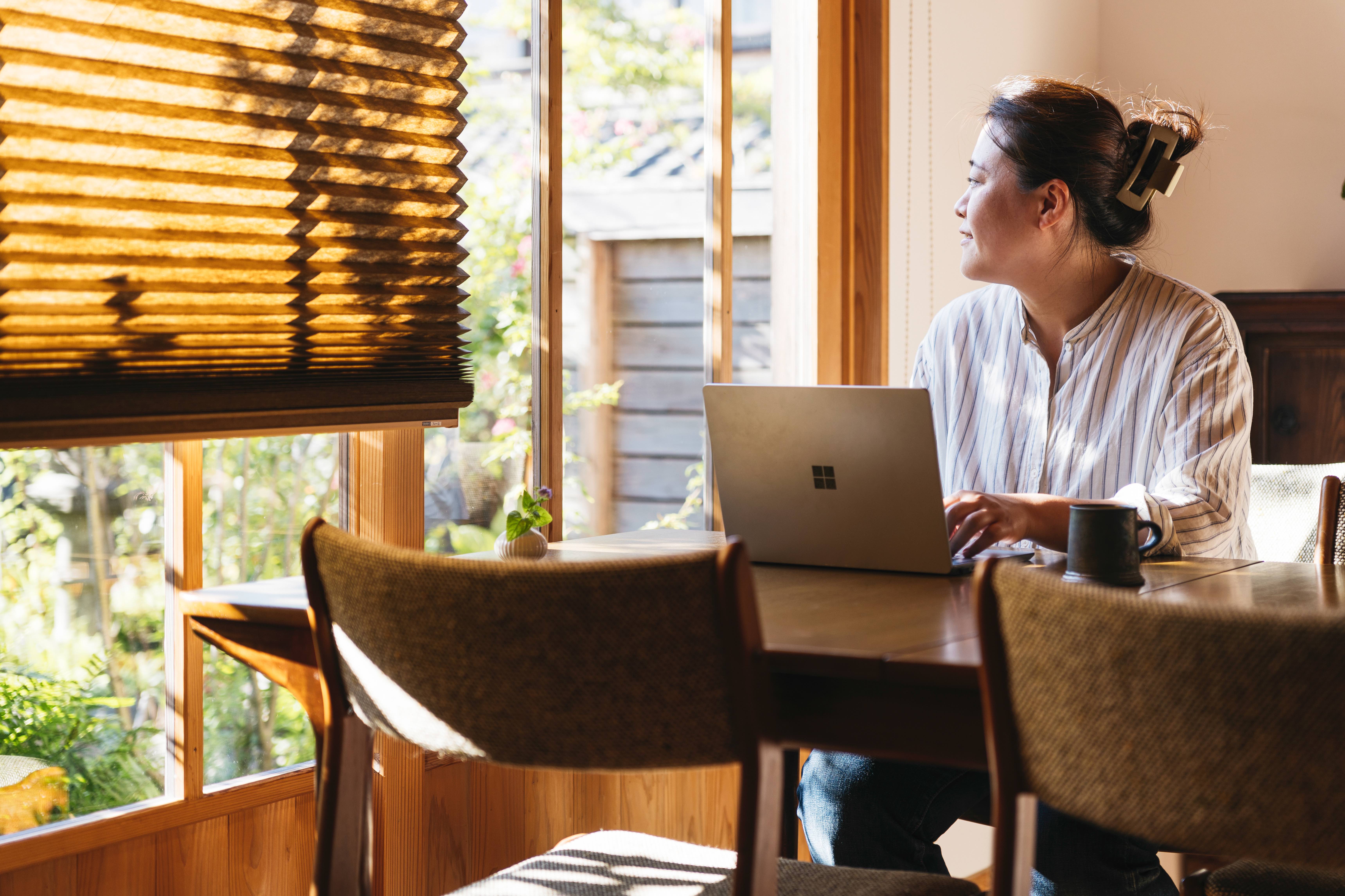 お部屋でゆっくり作業