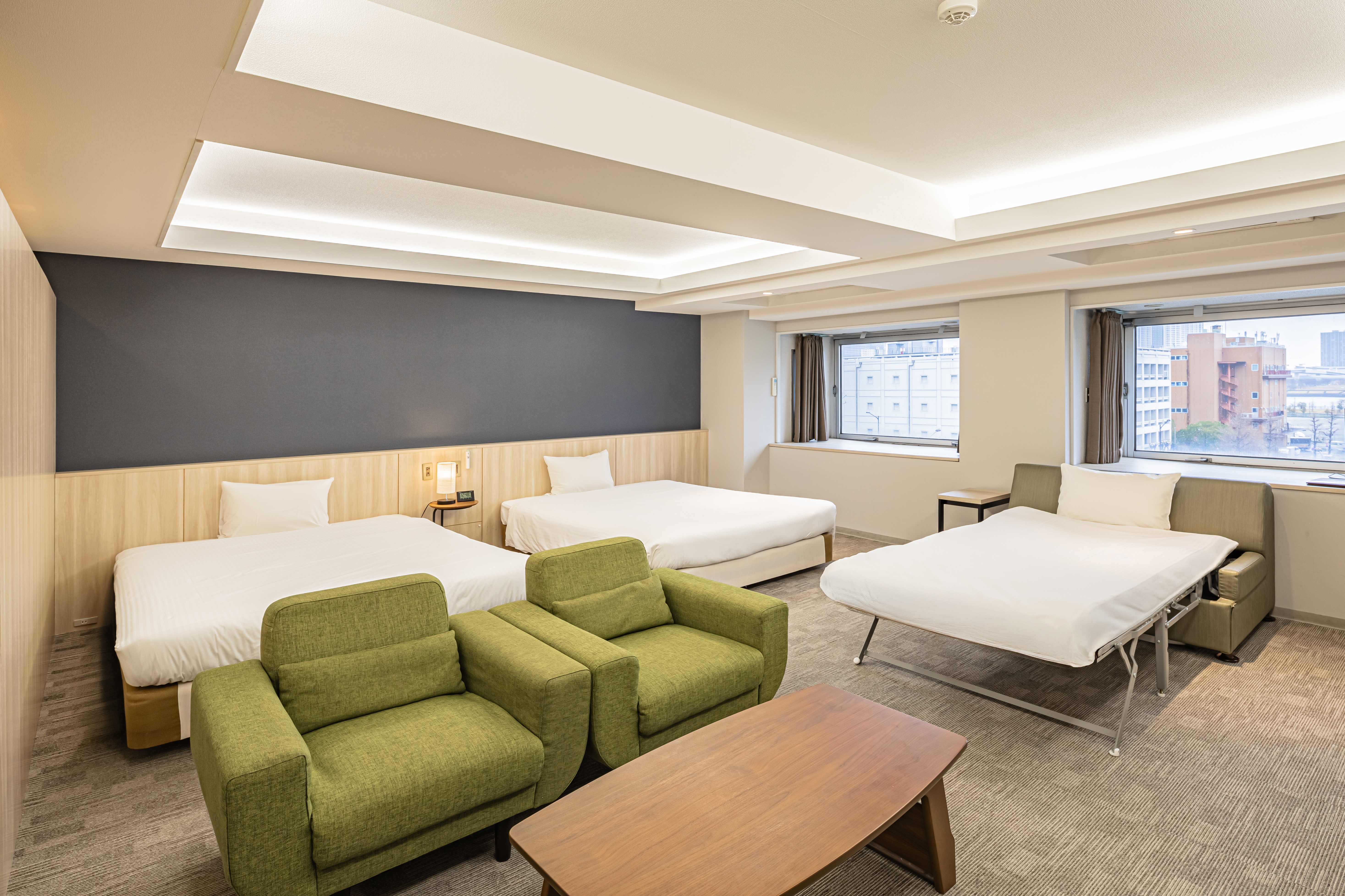 【客室一例】デラックストリプルルーム（45㎡）