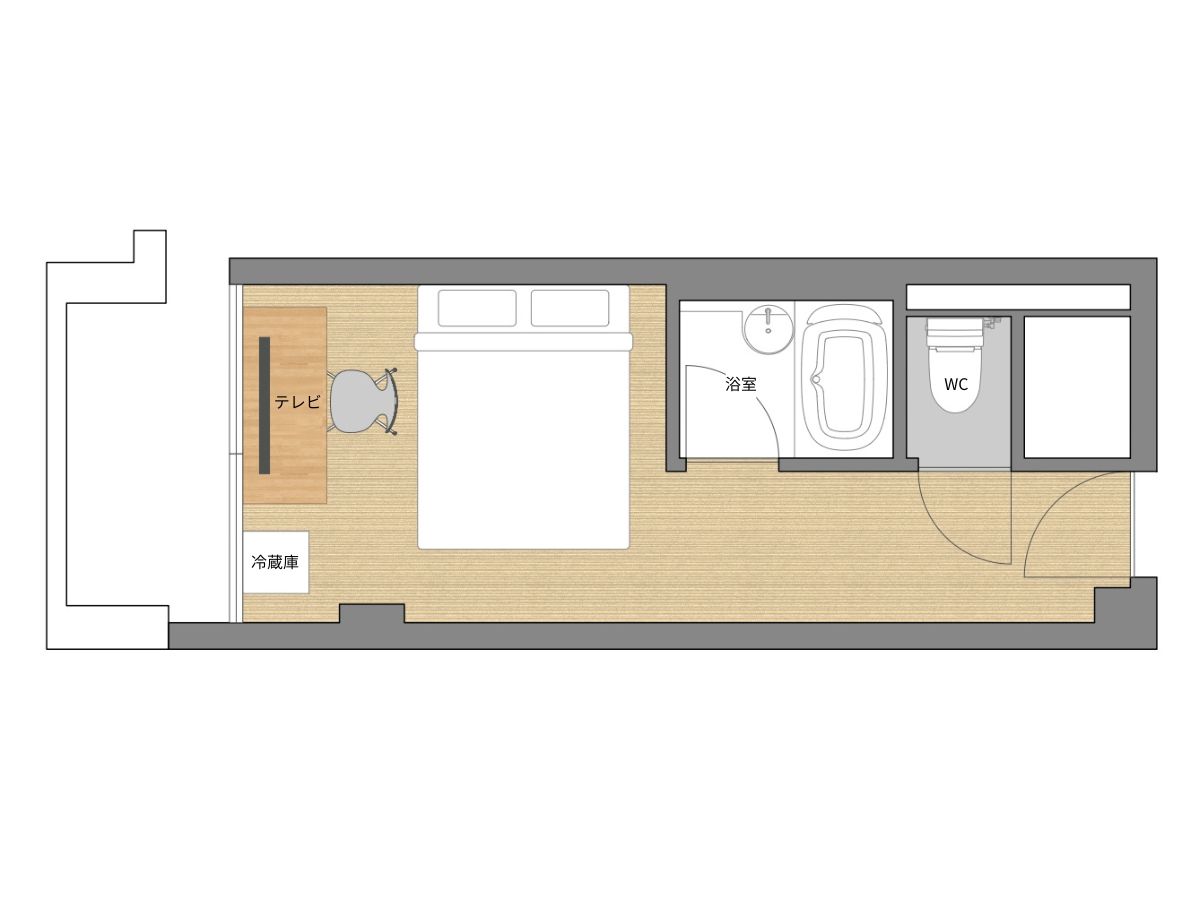 【室数限定】訳ありルーム（18㎡）