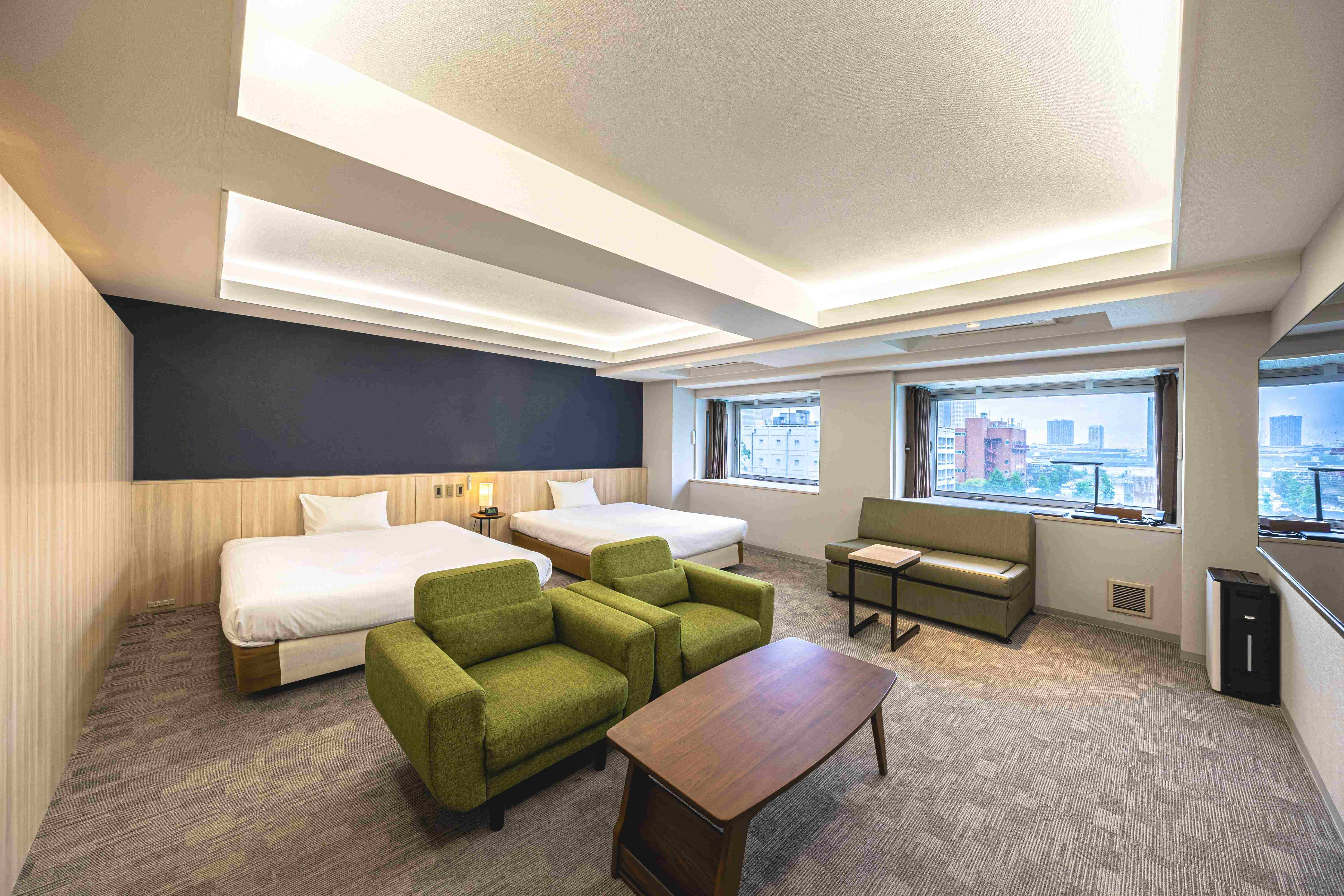 【客室一例】デラックスツインルーム（45㎡）