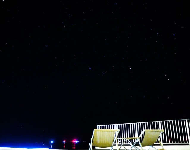 天気が良いと満点の星空が♪