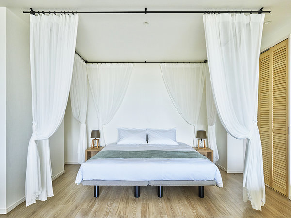 【プライベートジャグジースイート】ベッド