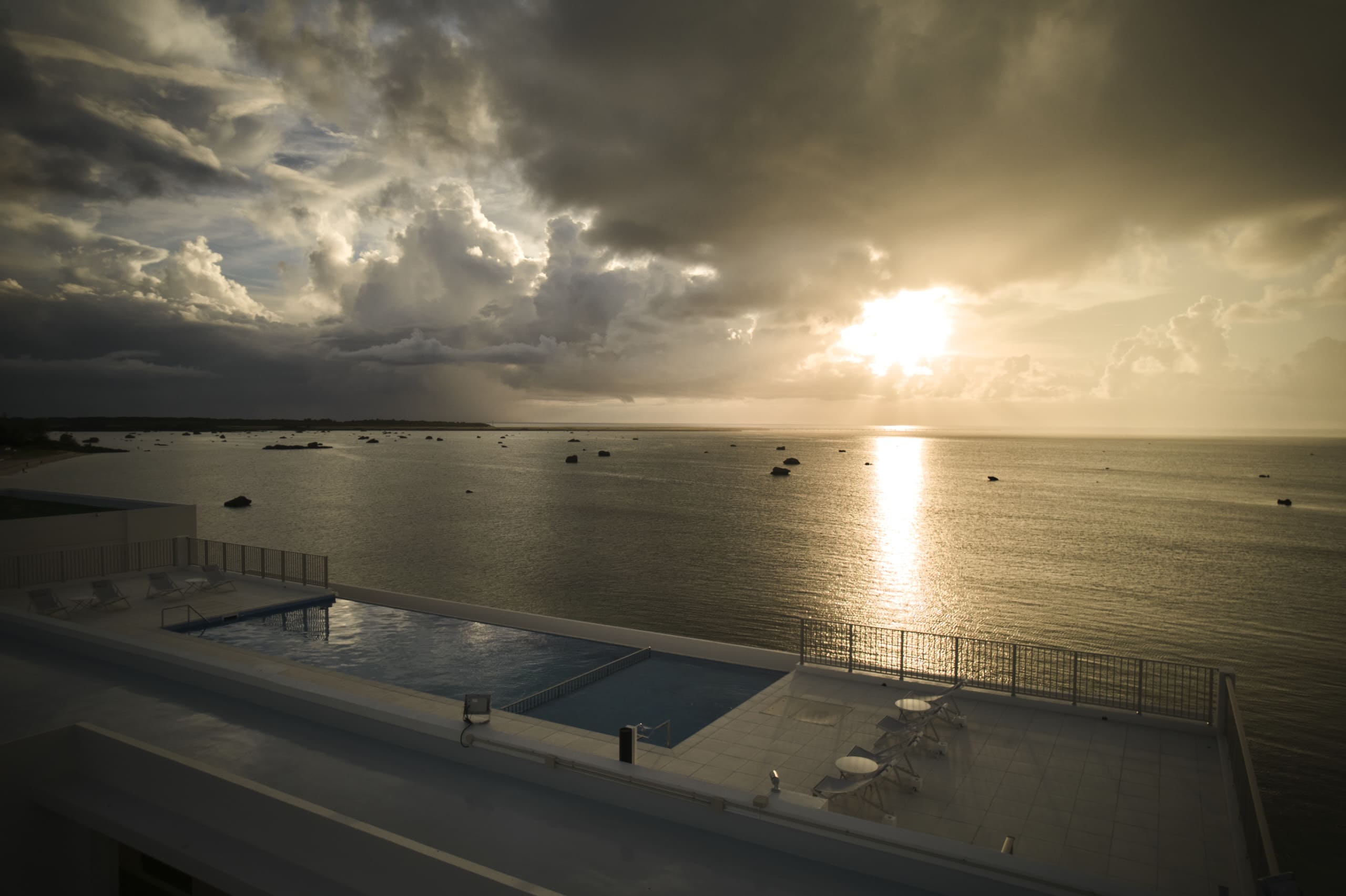 プールからの景色①