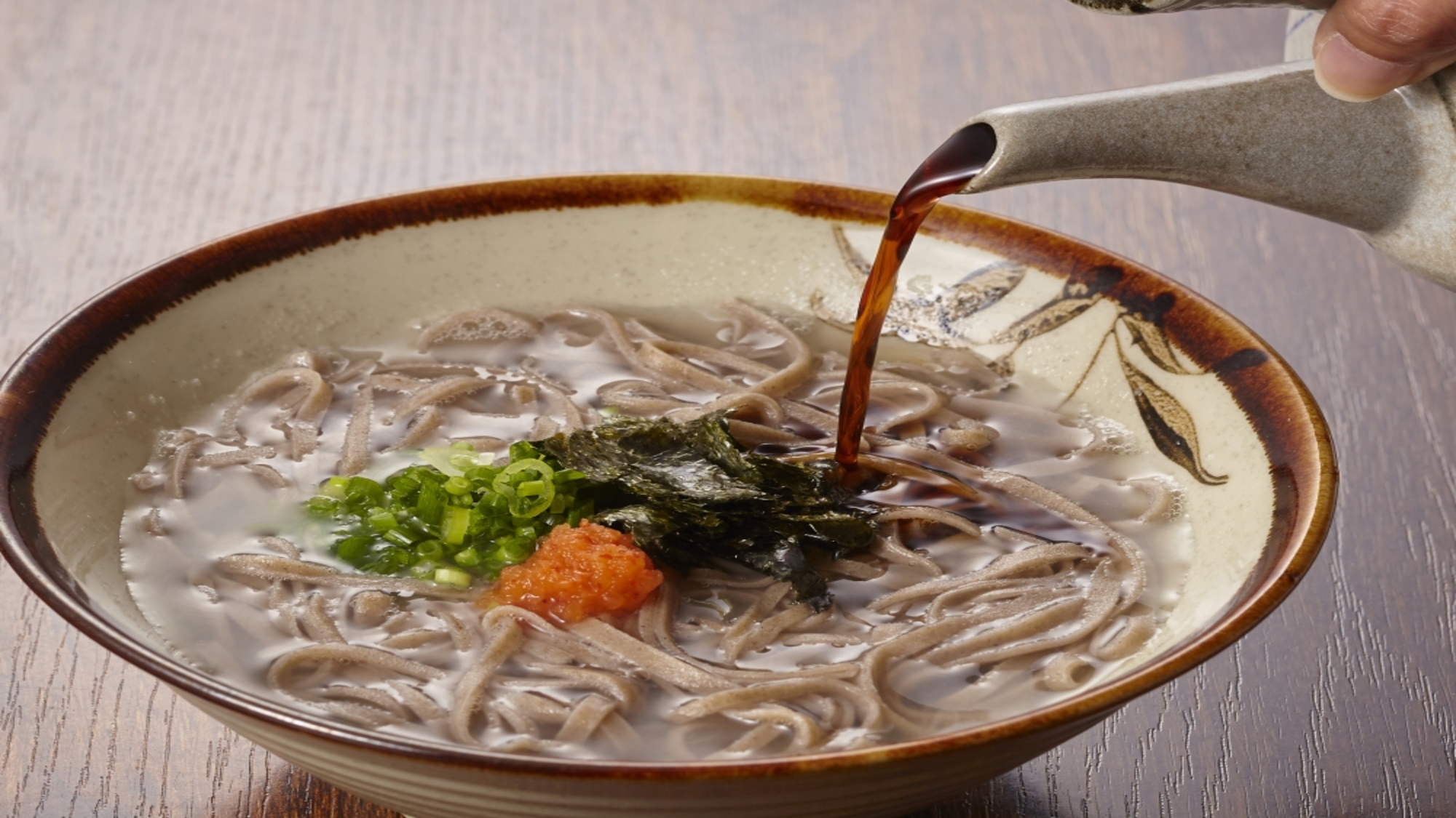 【出雲そば】釜揚げそば。日本三大蕎麦の出雲そばをご賞味ください。