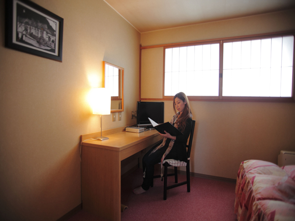 Reading in a Western-style room