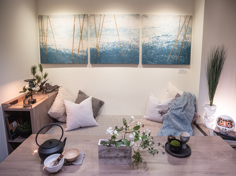 USJ地下鉄28分　道頓堀・難波徒歩6分　和紙と藍染の和モダン　秘密基地とお子様に人気の二段ベッド　