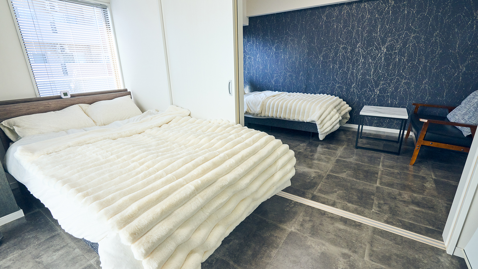 【シモンズベッド】ポップインアラジン付きツインルーム