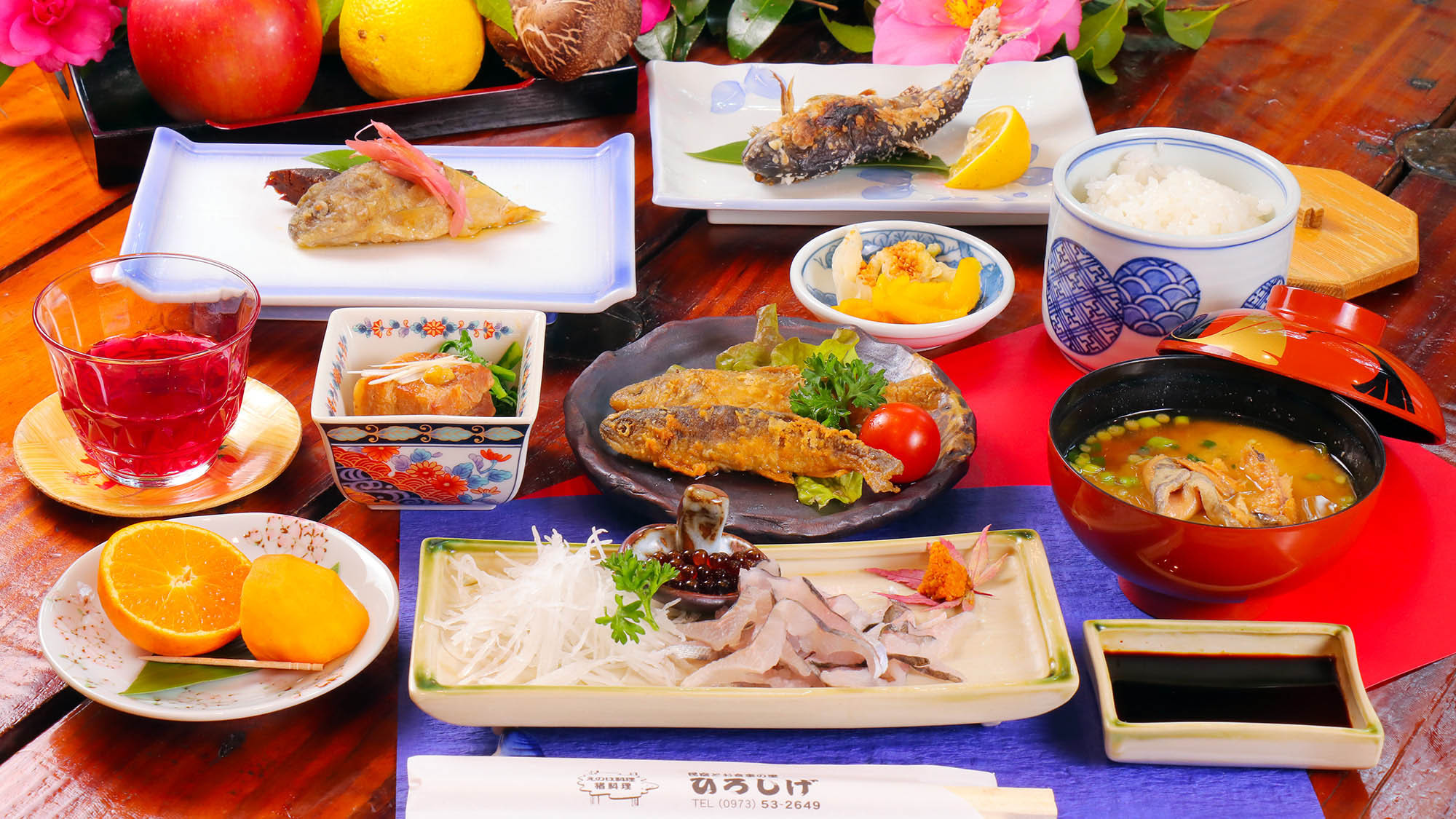 【エノハ五味】川魚初心者さんにおすすめ☆ヤマメ定食をご賞味あれ♪(お料理少なめプラン)