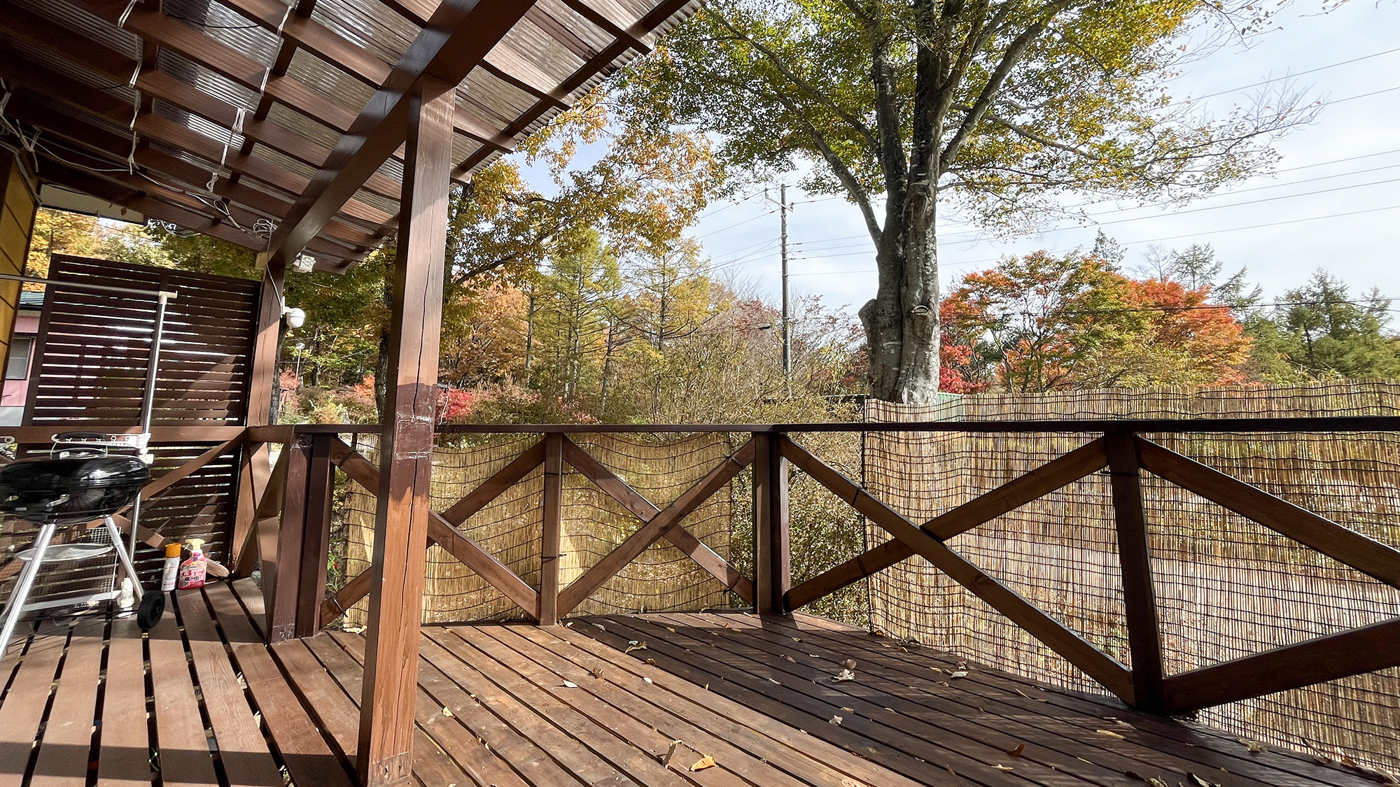 #成子の森　テラスやバルコニーからは、この美しい景色を特等席で眺めることができます。