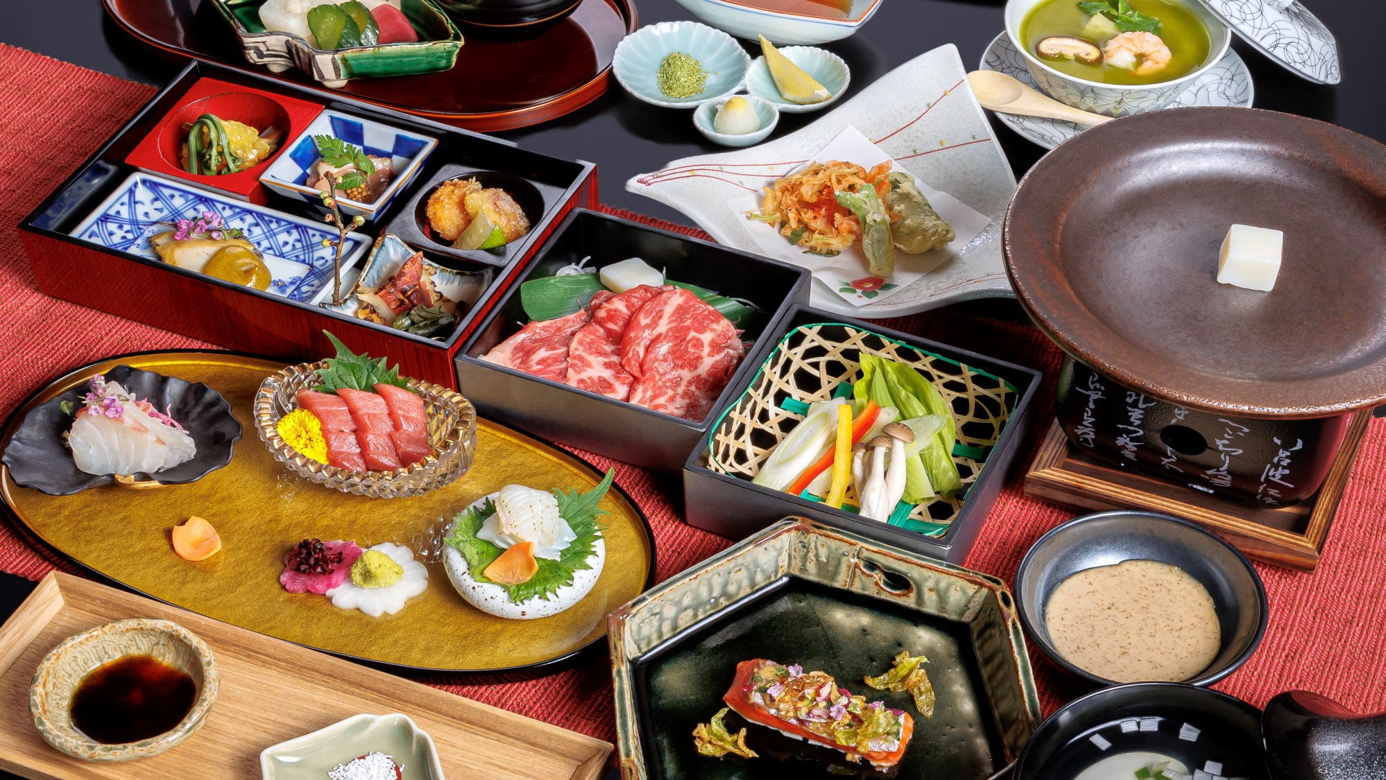 【スタンダード◇創作和食】＜ご夕食時間：17:30〜19:00＞”箱根の四季彩”を本格和食コースで。