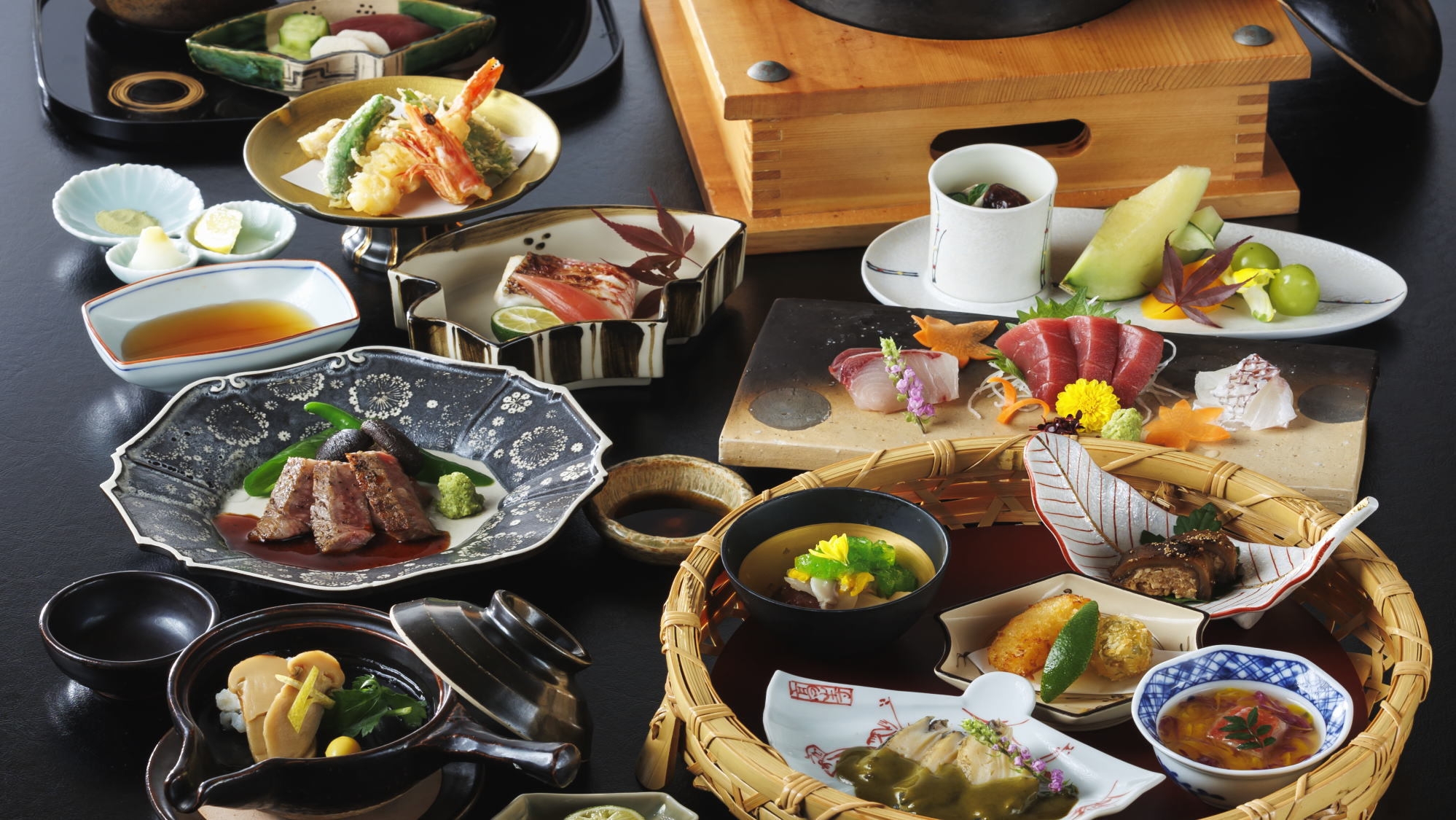 【アップグレード◇創作会席】＜ご夕食時間：17:30〜19:00＞旬の贅を盛り込んだ渾身の会席コース