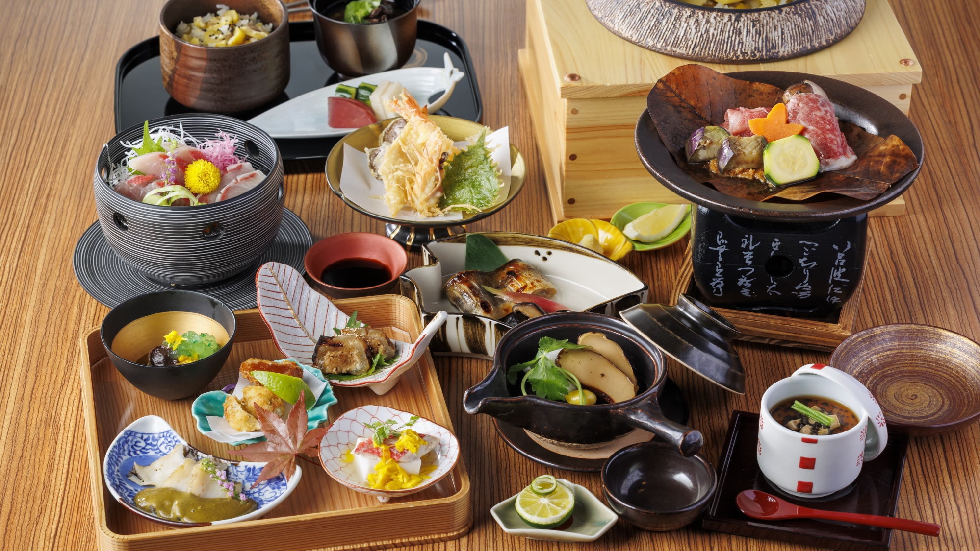 【アップグレード◇創作会席】＜ご夕食時間：17:30〜19:00＞旬の贅を盛り込んだ渾身の会席コース