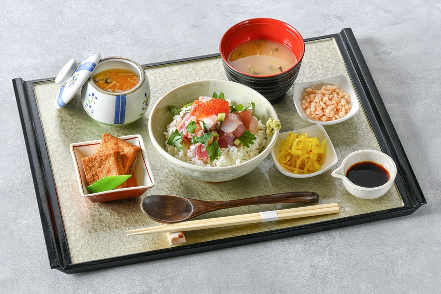 朝食イメージ（海鮮丼）