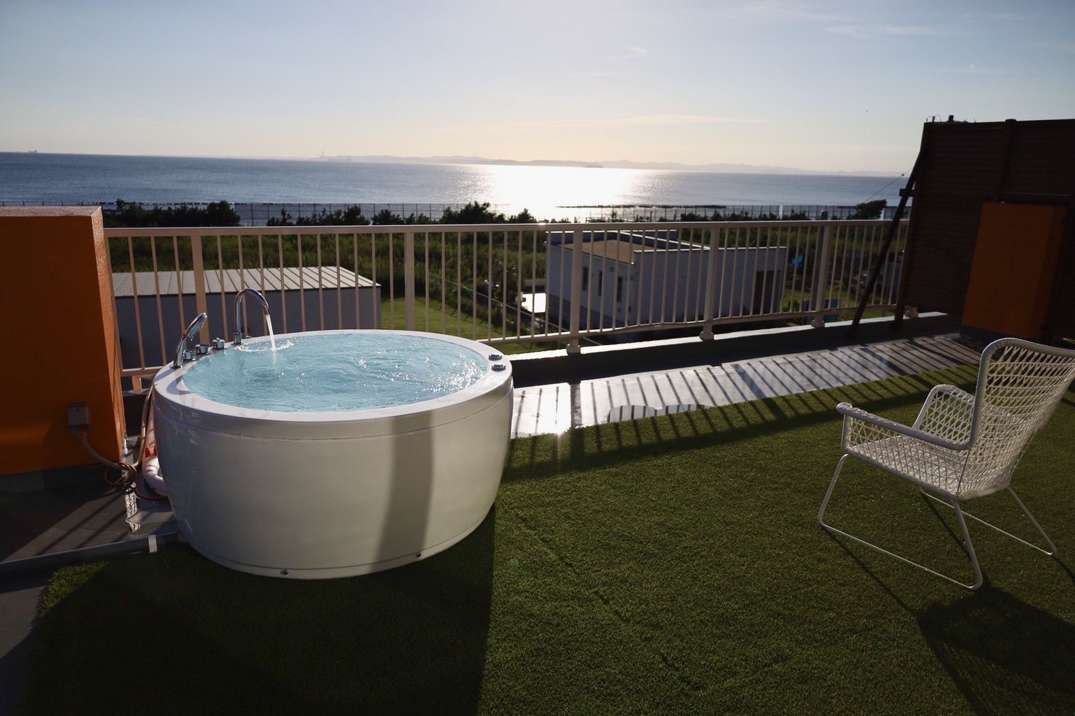 [サウナルーム]☆水着着用☆絶景を眺めながら楽しむジャグジー