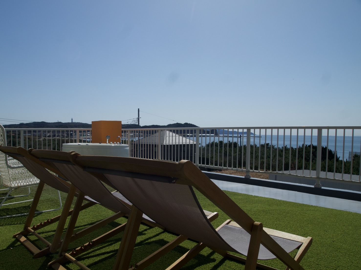 [サウナルーム]☆水着着用☆海を一望できるオーシャンビューサウナ