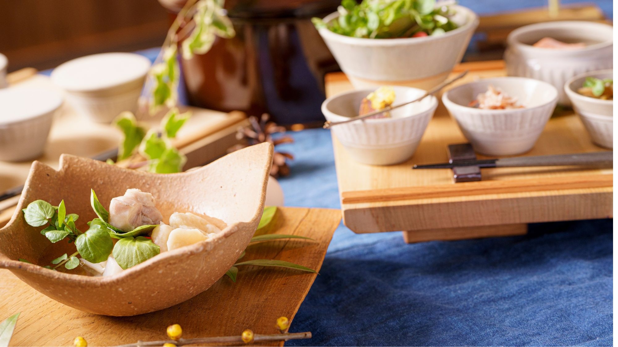 島根県の「食」×「てしごと」をご堪能できる特別なプラン！選べる夕食＆日替わり小鉢の朝食（2食付）