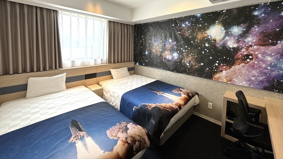 【宇宙食のお土産付き】お部屋でプラネタリウム鑑賞★スペースルーム＜朝食付き＞