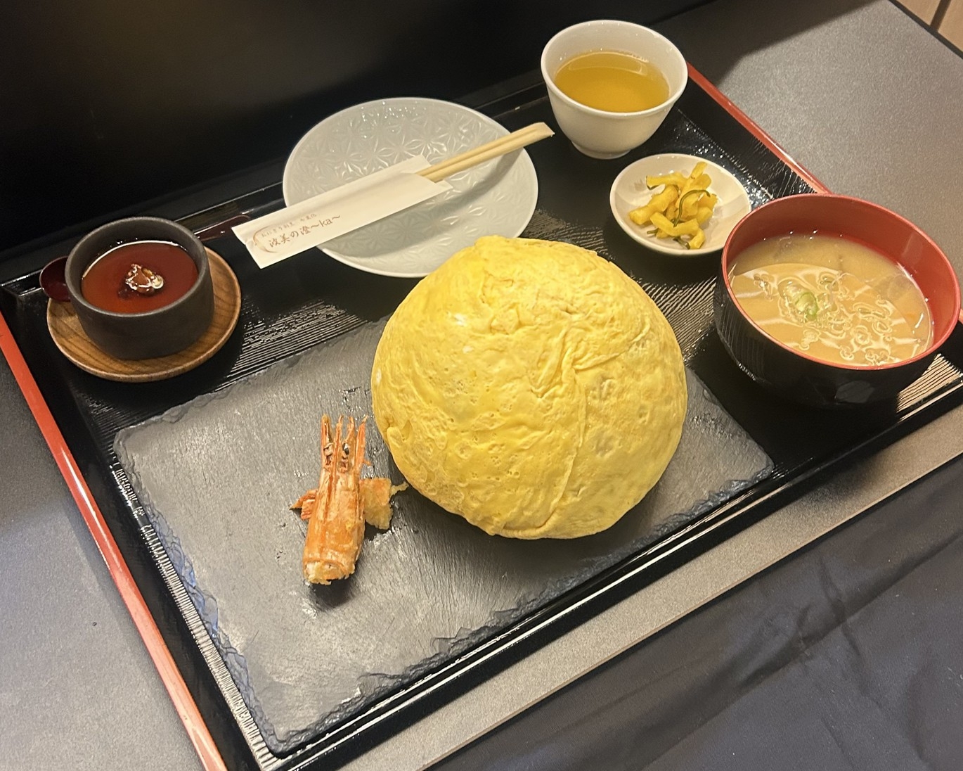 【1周年記念】目玉御前　巨大1.1kg「ぼっこい黄結び」＜朝食付き＞
