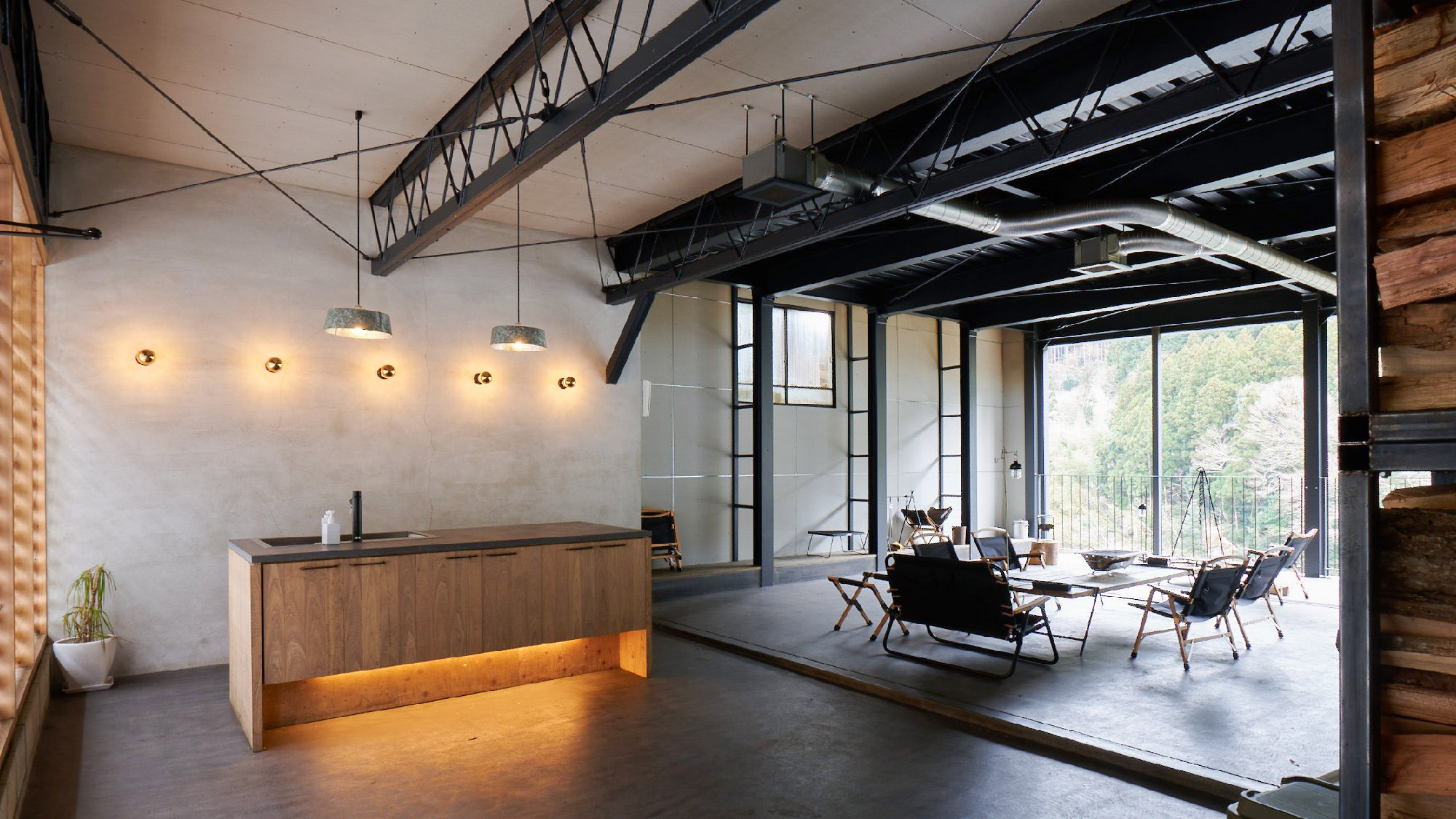 【焚火スペース】