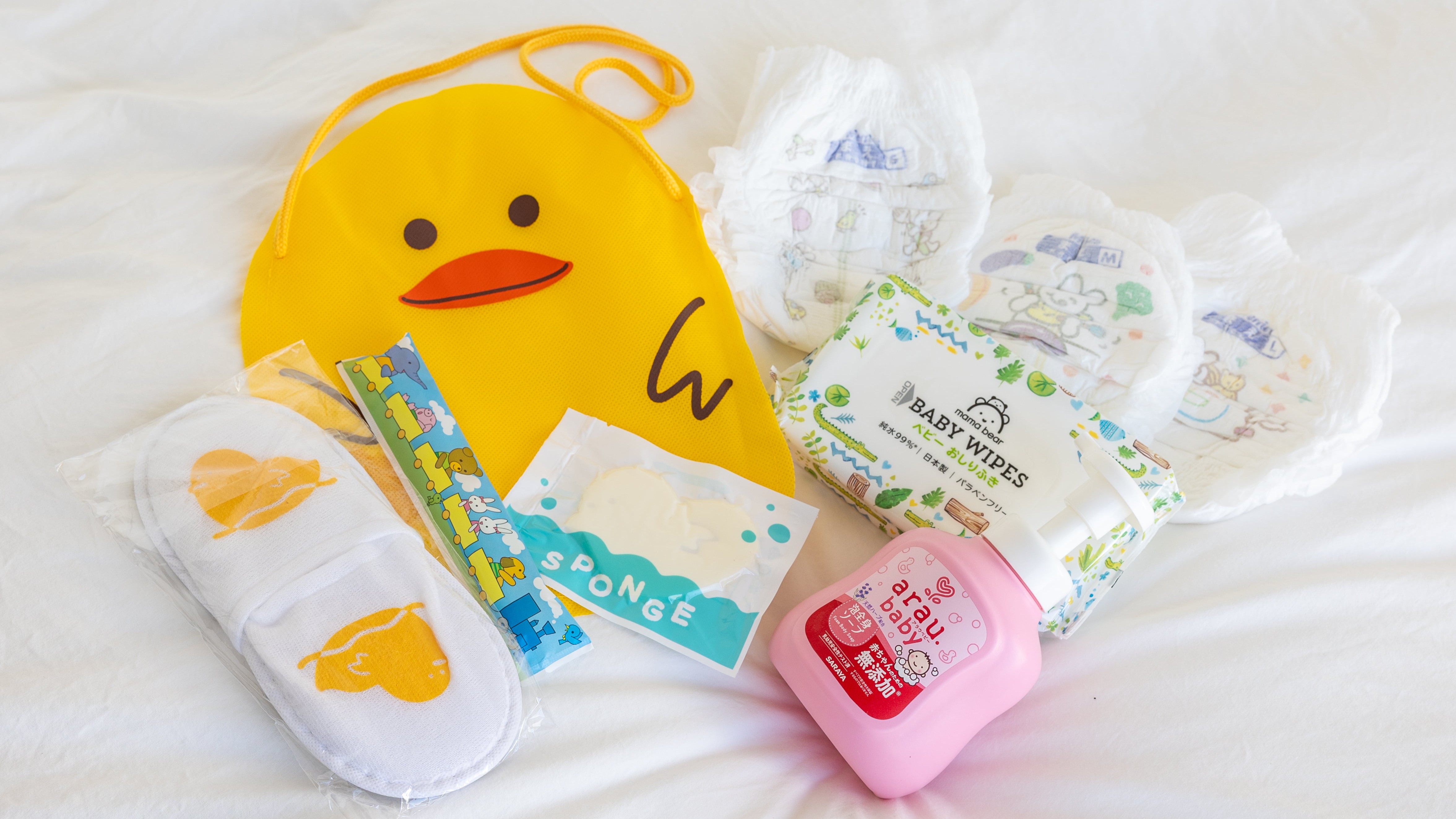 無料のベビーアメニティもご用意しています。